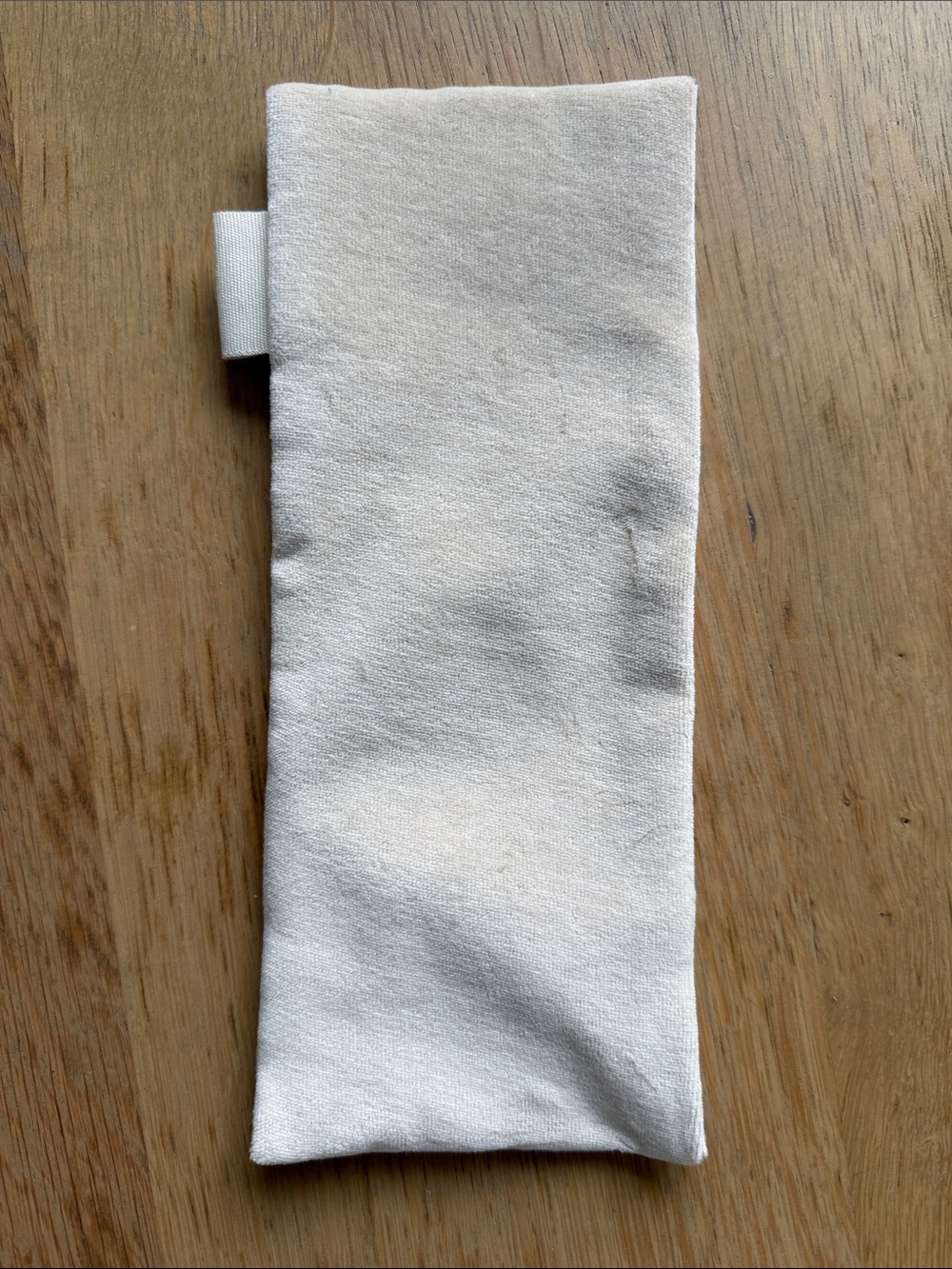 La Bonne Brosse large hairbrush pouch, Creamy White, new without tags - Picture 2 of 3